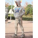PANTALON LYCRADO GRIS - FITNESSSTORE