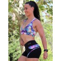 SHORT PUSH-UP PURPLE FITNESS GYM LINE - Fitnessstore