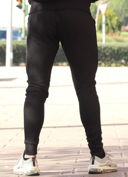 PANTALON NEGRO STRONG - FITNESSSTORE
