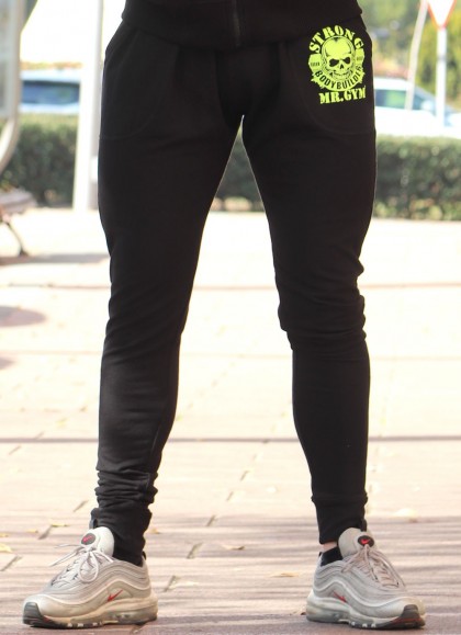 PANTALON NEGRO STRONG - FITNESSSTORE