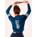SUDADERA BEAUTY DANGER BLUE de GYM LINE - Fitnessstore