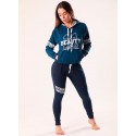 SUDADERA BEAUTY DANGER BLUE de GYM LINE - Fitnessstore