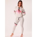 SUDADERA QUEEN SEXY LIGHT GREY GYMLINE - Fitnessstore