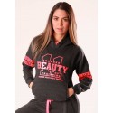 SUDADERA BEAUTY DANGER GREY GYM LINE - Fitnessstore