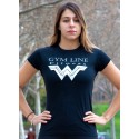 CAMISETA WONDERWOMAN BLACK - GYM LINE