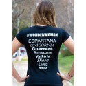 CAMISETA WONDERWOMAN BLACK - GYM LINE