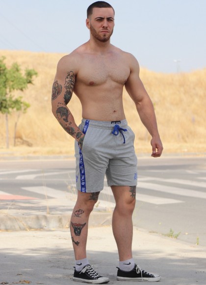 PANTALON CORTO BLUE - Fitnessstore