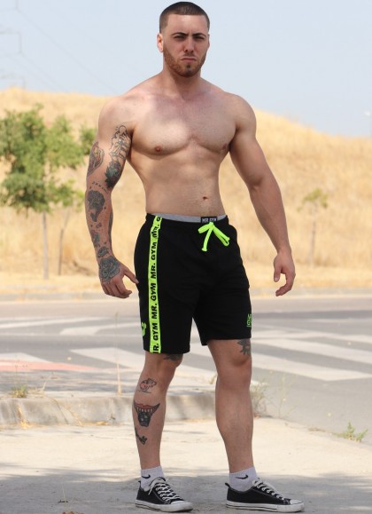 PANTALON CORTO YELLOW - Fitnessstore