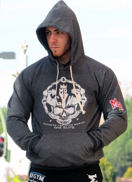 SUDADERA SKULL KING GRIS - Fitnessstore