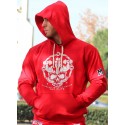 SUDADERA SKULL ROJA - Fitnessstore