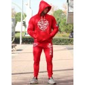 SUDADERA SKULL ROJA - Fitnessstore