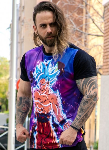 CAMISETA DE GOKU BLUE - Fitnessstore