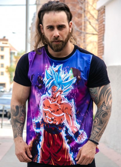 CAMISETA DE GOKU BLUE - Fitnessstore