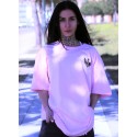 CAMISETA OVERSIZE PINK AND BLACK - GYM LINE