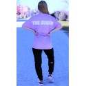 CAMISETA OVERSIZE LILA AND WHITE (THE QUEEN)  - GYM LINE