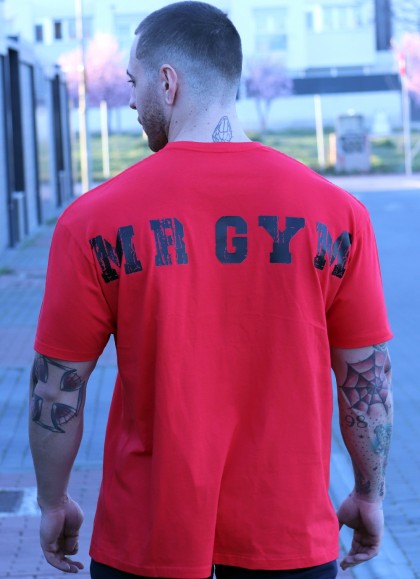 CAMISETA OVERSIZE RED BLACK THE KING DE MR GYM Fitnessstore