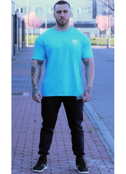CAMISETA OVERSIZE TURQUESA WHITE THE KING DE MR GYM Fitnessstore