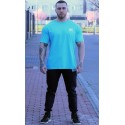 CAMISETA OVERSIZE TURQUESA WHITE THE KING DE MR GYM Fitnessstore