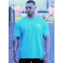 CAMISETA OVERSIZE TURQUESA WHITE THE KING DE MR GYM Fitnessstore