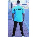 CAMISETA OVERSIZE TURQUESA WHITE THE KING DE MR GYM Fitnessstore