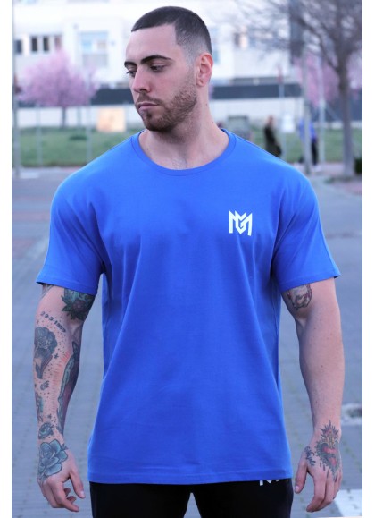 CAMISETA OVERSIZE BLUE WHITE THE KING DE MR GYM Fitnessstore