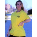 CAMISETA OVERSIZE YELLOW AND BLACK (THE QUEEN) - GYM LINE