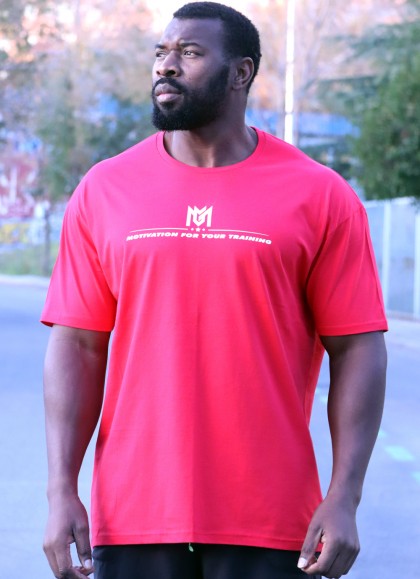 CAMISETA OVERSIZE BLUE WHITE THE KING DE MR GYM Fitnessstore
