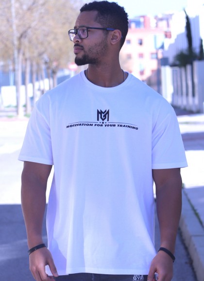 CAMISETA OVERSIZE LEGEND WHITE DE MR GYM Fitnessstore