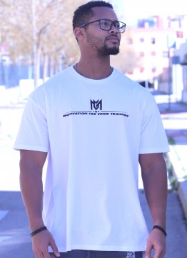 CAMISETA OVERSIZE LEGEND WHITE DE MR GYM Fitnessstore 2