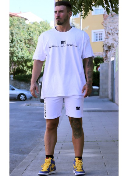 CAMISETA OVERSIZE BLUE WHITE THE KING DE MR GYM Fitnessstore