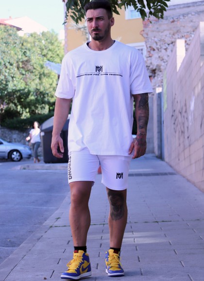 CAMISETA OVERSIZE BLUE WHITE THE KING DE MR GYM Fitnessstore