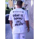 CAMISETA OVERSIZE BLUE WHITE THE KING DE MR GYM Fitnessstore