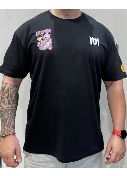 CAMISETA NEW OVERSIZE MAJIN BOO CEREALES DRAGON BALL DE MR GYM - FITNESSSTORE.ES