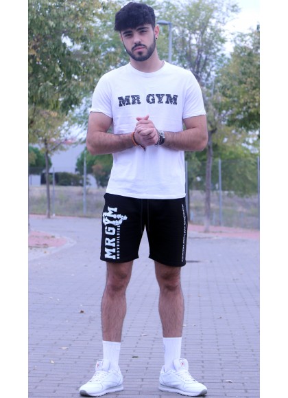 PANTALON CORTO BICEPS VINTAGE BLACK  - Fitnessstore