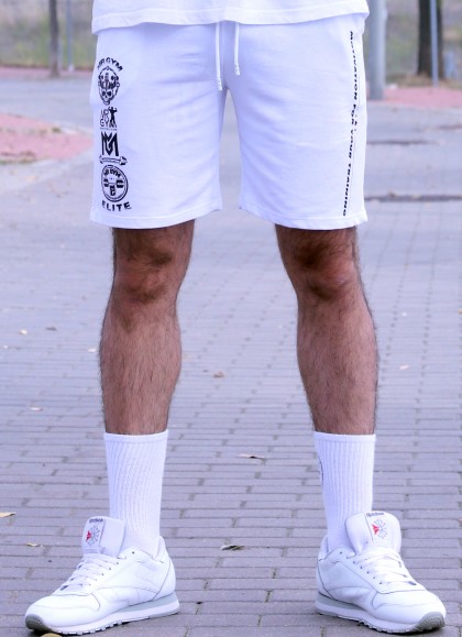 PANTALON CORTO  LEGEND WHITE - Fitnessstore