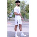 PANTALON CORTO  LEGEND WHITE - Fitnessstore