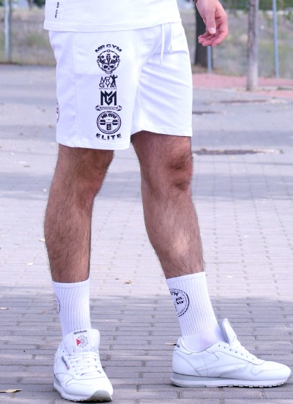 PANTALON CORTO  LEGEND WHITE - Fitnessstore