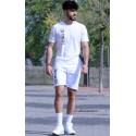 PANTALON CORTO  LEGEND WHITE - Fitnessstore