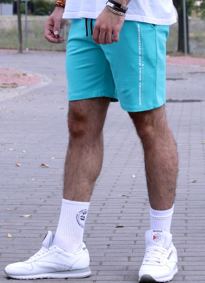 PANTALON CORTO LEGEND TURQUESA - Fitnessstore