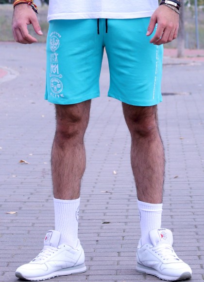 PANTALON CORTO LEGEND TURQUESA - Fitnessstore