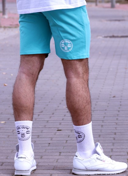 PANTALON CORTO LEGEND TURQUESA - Fitnessstore