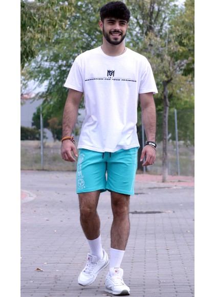 PANTALON CORTO LEGEND TURQUESA - Fitnessstore