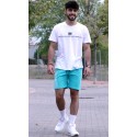 PANTALON CORTO LEGEND TURQUESA - Fitnessstore