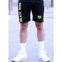 PANTALON CORTO MRGYM BLACK & YELLOW  - Fitnessstore