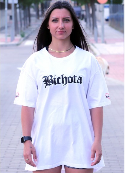 CAMISETA OVERSIZE WHITE BICHOTA - GYM LINE