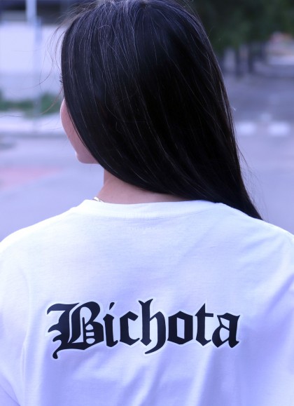 CAMISETA OVERSIZE WHITE BICHOTA - GYM LINE