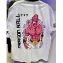CAMISETA NEW OVERSIZE WHITE MAJIN BOO DRAGON BALL DE MR GYM - FITNESSSTORE.ES