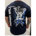 CAMISETA NEW OVERSIZE YELLOW GOKU GT GENKIDAMA DRAGON BALL DE MR GYM - FITNESSSTORE.ES