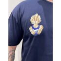 CAMISETA NEW OVERSIZE WHITE VEGETA DRAGON BALL DE MR GYM - FITNESSSTORE.ES