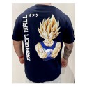 CAMISETA NEW OVERSIZE WHITE VEGETA DRAGON BALL DE MR GYM - FITNESSSTORE.ES